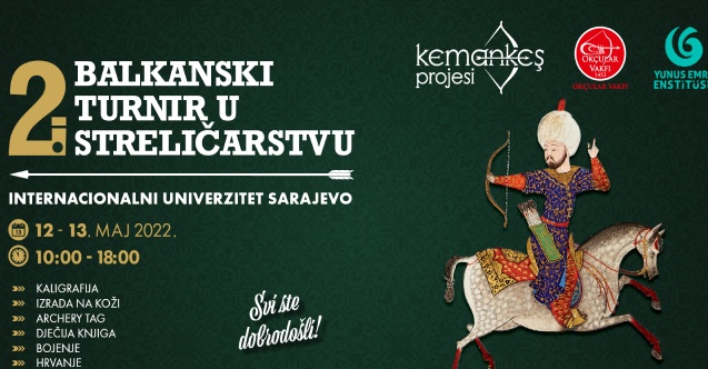 Drugi Balkanski turnir u streličarstvu od 12. maja u Sarajevu