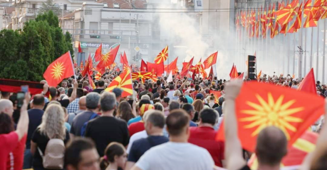 Sjeverna Makedonija: Protest protiv Macronovog prijedloga za rješenje spora s Bugarskom