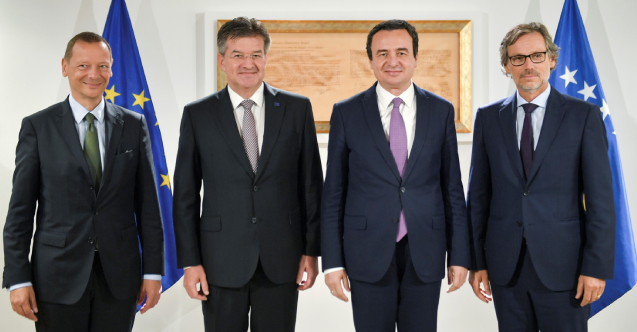 Lajčak i savjetnici njemačkog kancelara i francuskog predsjednika razgovarali s premijerom Kurtijem