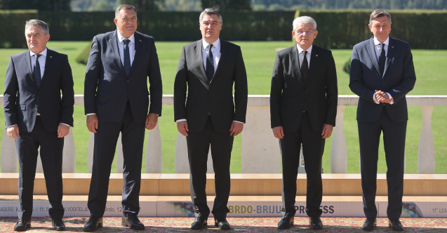 Članovi Predsjedništva BiH na sastanku lidera Brdo-Brijuni: Učesnici pozvali na dodjelu statusa kandidata za BiH do kraja 2022.