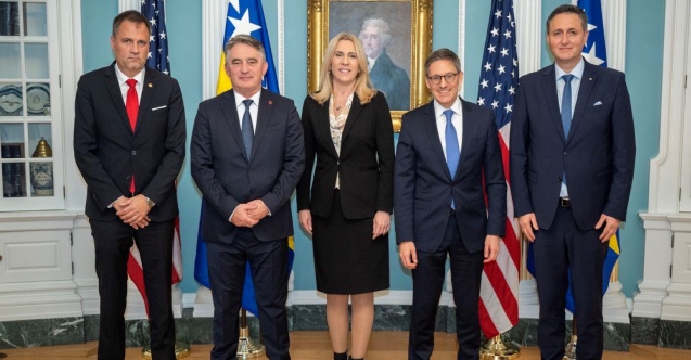 Cvijanović, Komšić i Bećirović razgovarali sa Cholletom