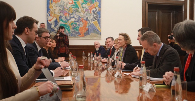 Vučić s ambasadorima Kvinte: Insistirao na formiranju Zajednice srpskih opština