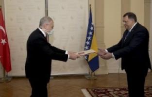 Turski ambasador predao akreditivna pisma predsjedavajućem Predsjedništva BiH