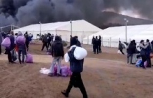 Požar u migrantskom kampu Lipa u Bihaću: Izgorjelo nekoliko šatora