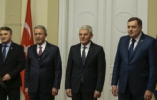 Članovi Predsjedništva BiH ugostili ministra odbrane Republike Turske Hulusija Akara