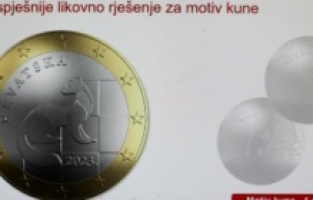 Predstavljena hrvatska kovanica od 1 eura