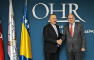 Cavusoglu u posjeti Sarajevu: Sastao se sa Kavazovićem i Schmidtom