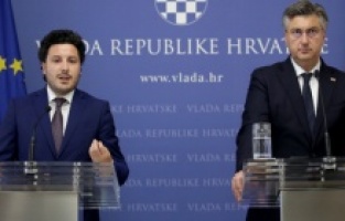 Crnogorski premijer Abazović u posjeti Hrvatskoj: Crnu Goru vidimo u Evropskoj uniji
