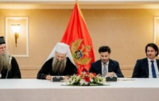 Vlada CG potpisala Temeljni ugovor sa Srpskom pravoslavnom crkvom