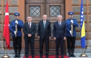 Turski predsjednik Erdogan ispred Predsjedništva BiH dočekan uz najviše državne počasti