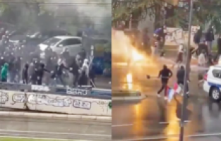 U Beogradu privedene 64 osobe, povrijeđeno 13 policajaca