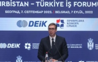 Vučić na Poslovnom forumu Srbija - Turkiye: Zajednički raditi na unapređenju saradnje