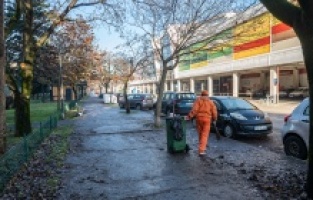 Prazne ulice Podgorice prvog dana 2023. godine