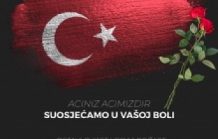 Sarajevo: U 16h ostavite cvijet ispred turske ambasade za žrtve razornog zemljotresa