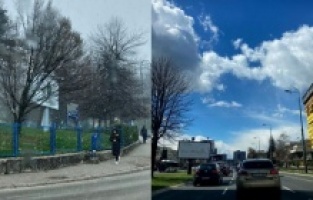 "Babine huke" u Sarajevu: Smjena sunca, snijega i  vjetra
