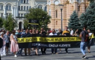 Banja Luka: Protesti protiv izmjena zakona kojim se uvodi kriminalizacija klevete