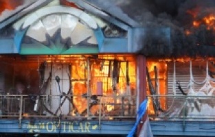 Požar u Kineskom tržnom centru u Beogradu